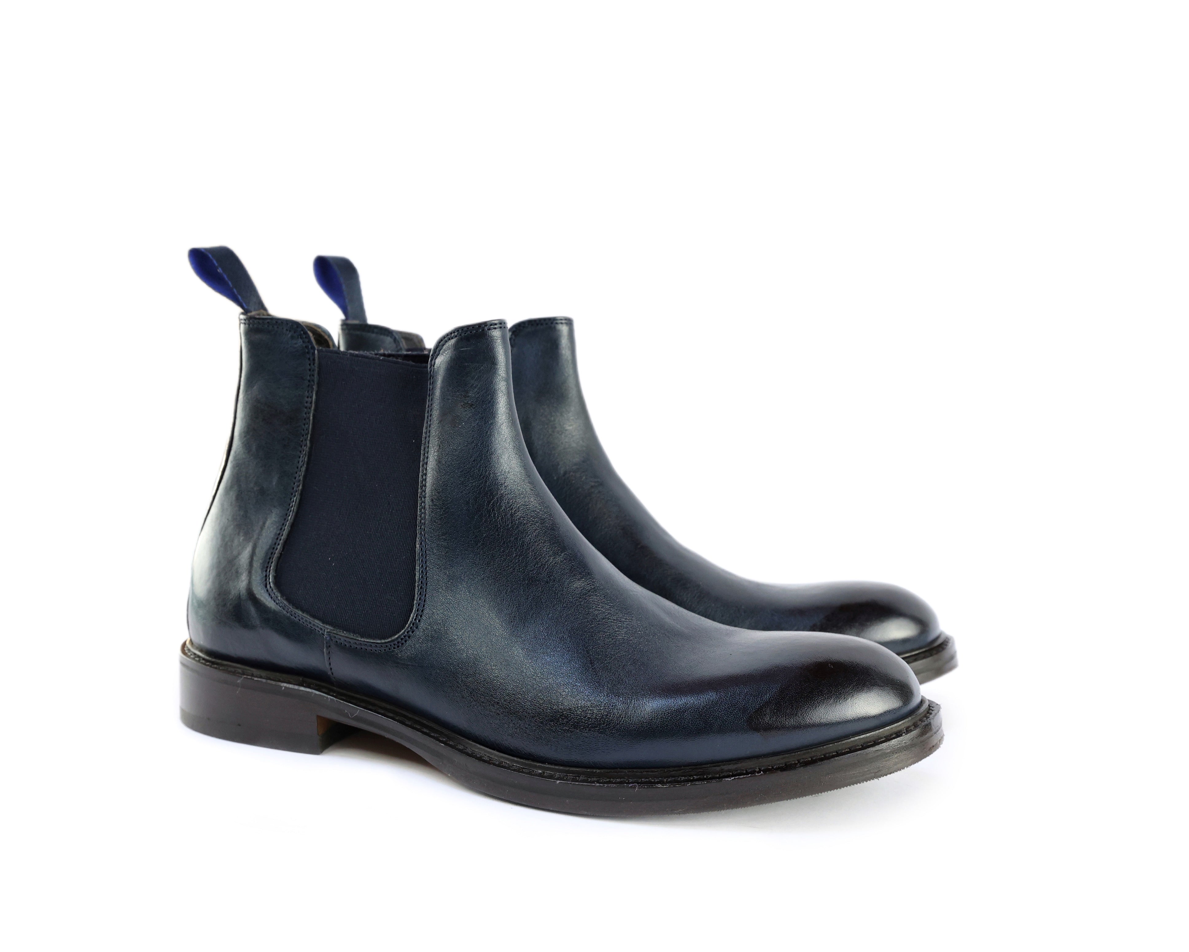 Ton Goût Sandro beatles uomo camoscio blu
