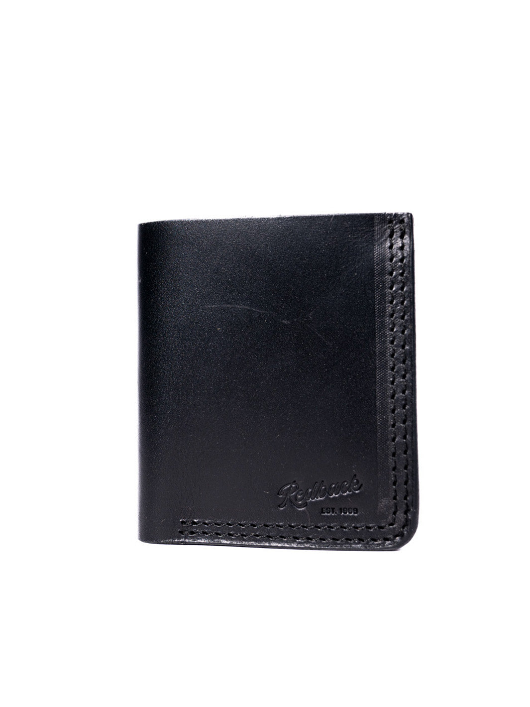 Redback Bifold portafoglio pelle nero uomo slim