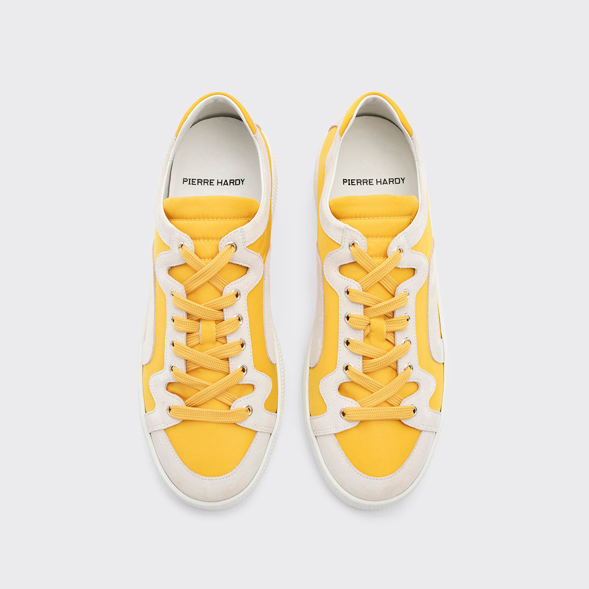 Pierre Hardy Alpha AHX1 Sneakers uomo gialle pelle