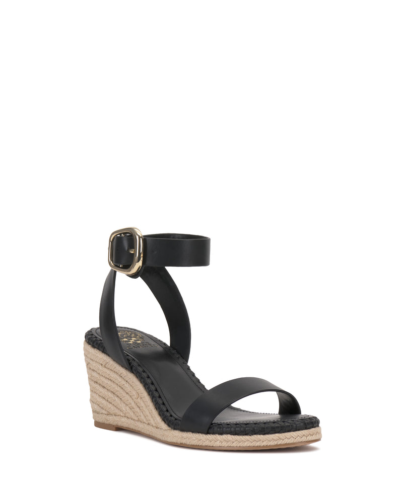 Vince Camuto Fainel Sandalo Zeppa Espadrillas con Fibbia