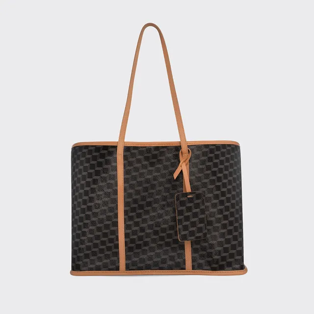 Pierre Hardy Cab Tote shopper pelle nera TU