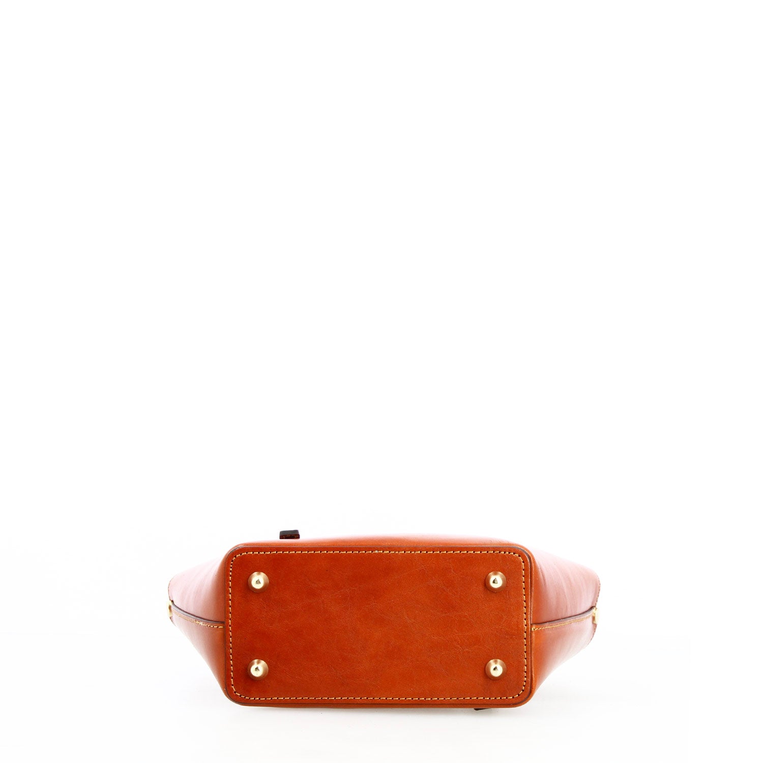 Leonardo Shoes Lisa Borsa a mano pelle arancione tracolla