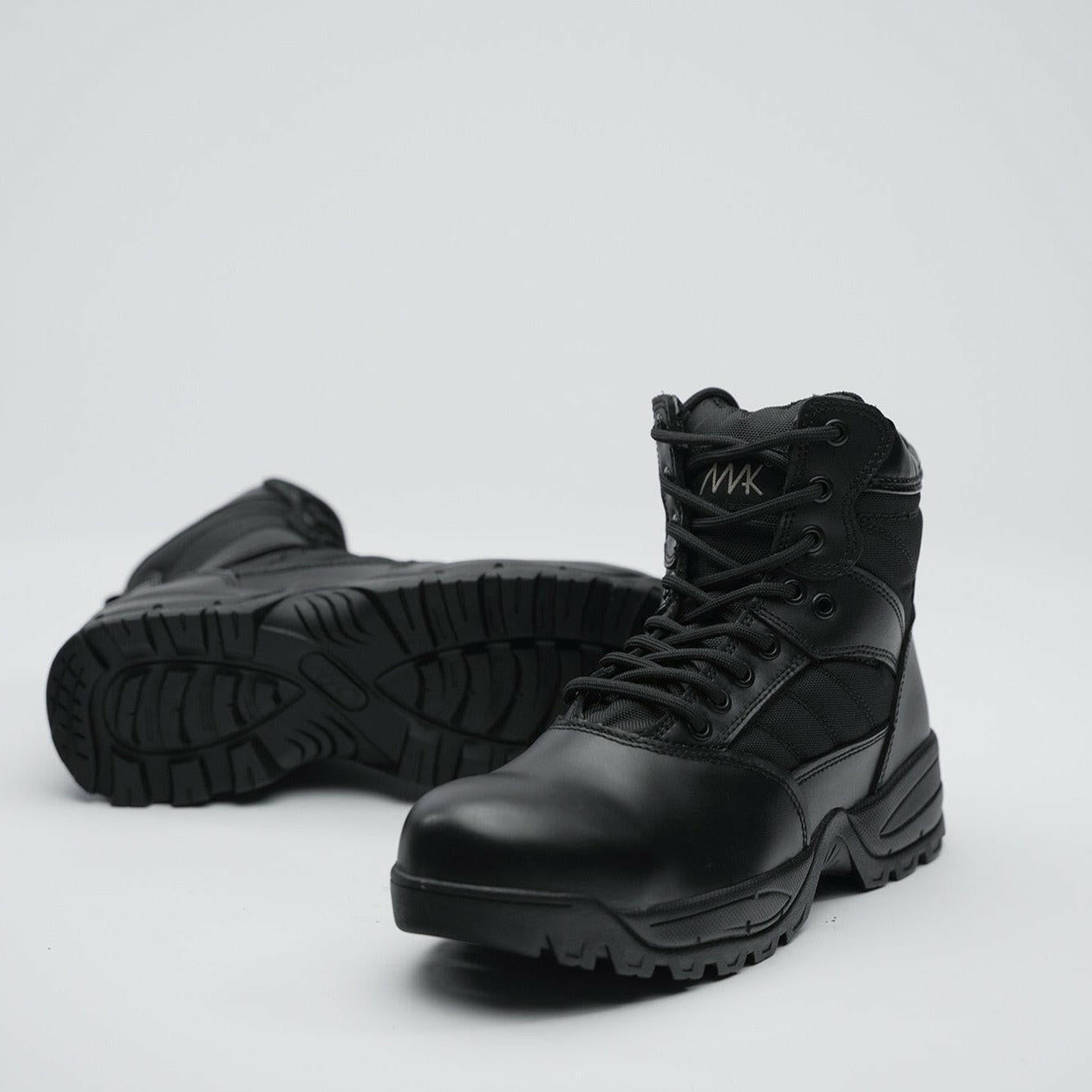MAK Protector 8 stivale tattico pelle nera puntale