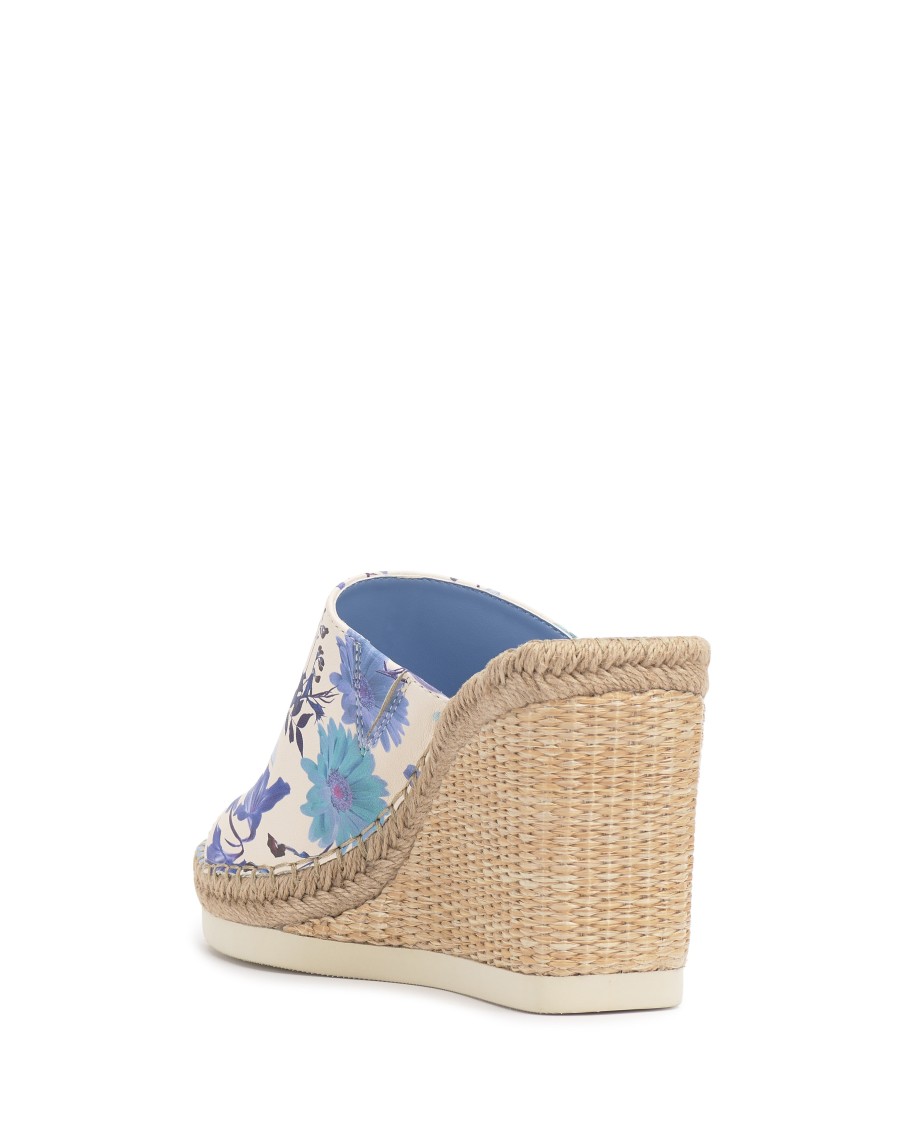 Vince Camuto Brissia mules zeppa iuta pelle