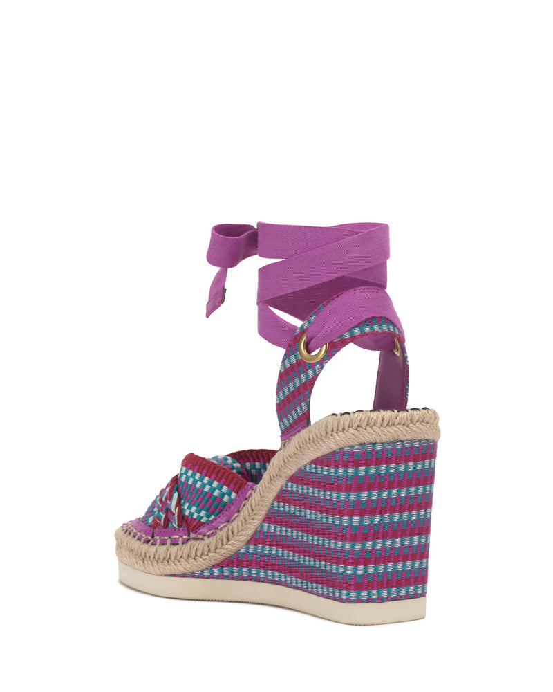 Vince Camuto Bealie Sandalo con Zeppa Espadrillas Intrecciato
