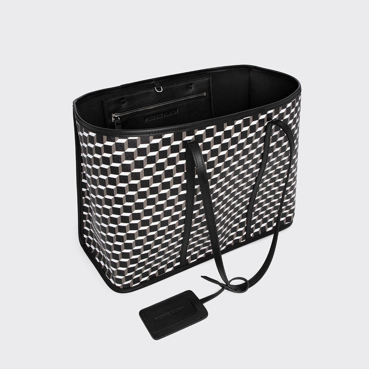 Pierre Hardy Cab Tote borsa donna nero in pelle