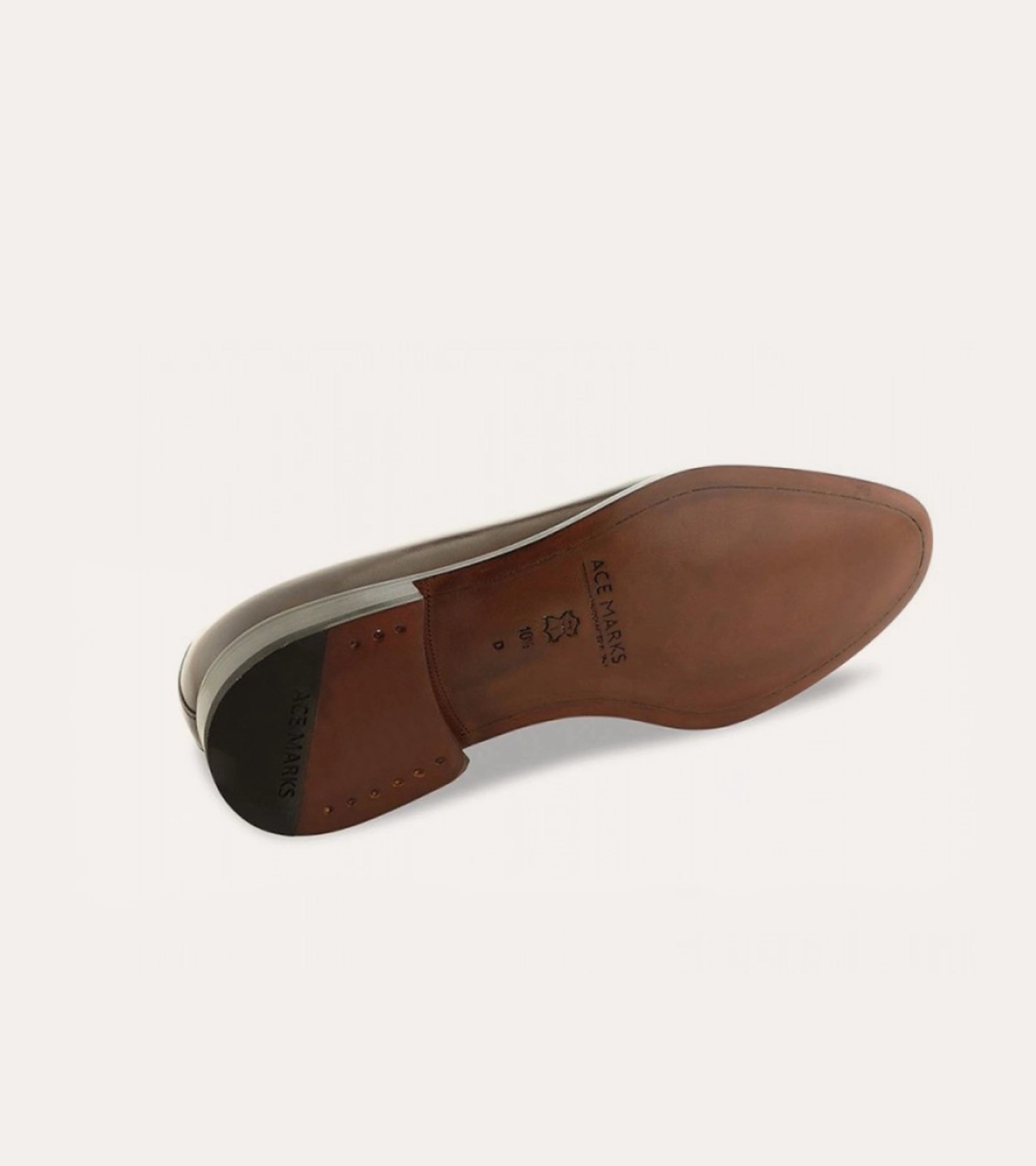 Ace Marks Kurt Monkstrap Cognac Tramonto scarpe uomo pelle