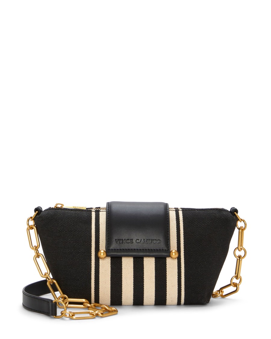 Vince Camuto Selah Borsa Tracolla Dettagli Oro Maglie