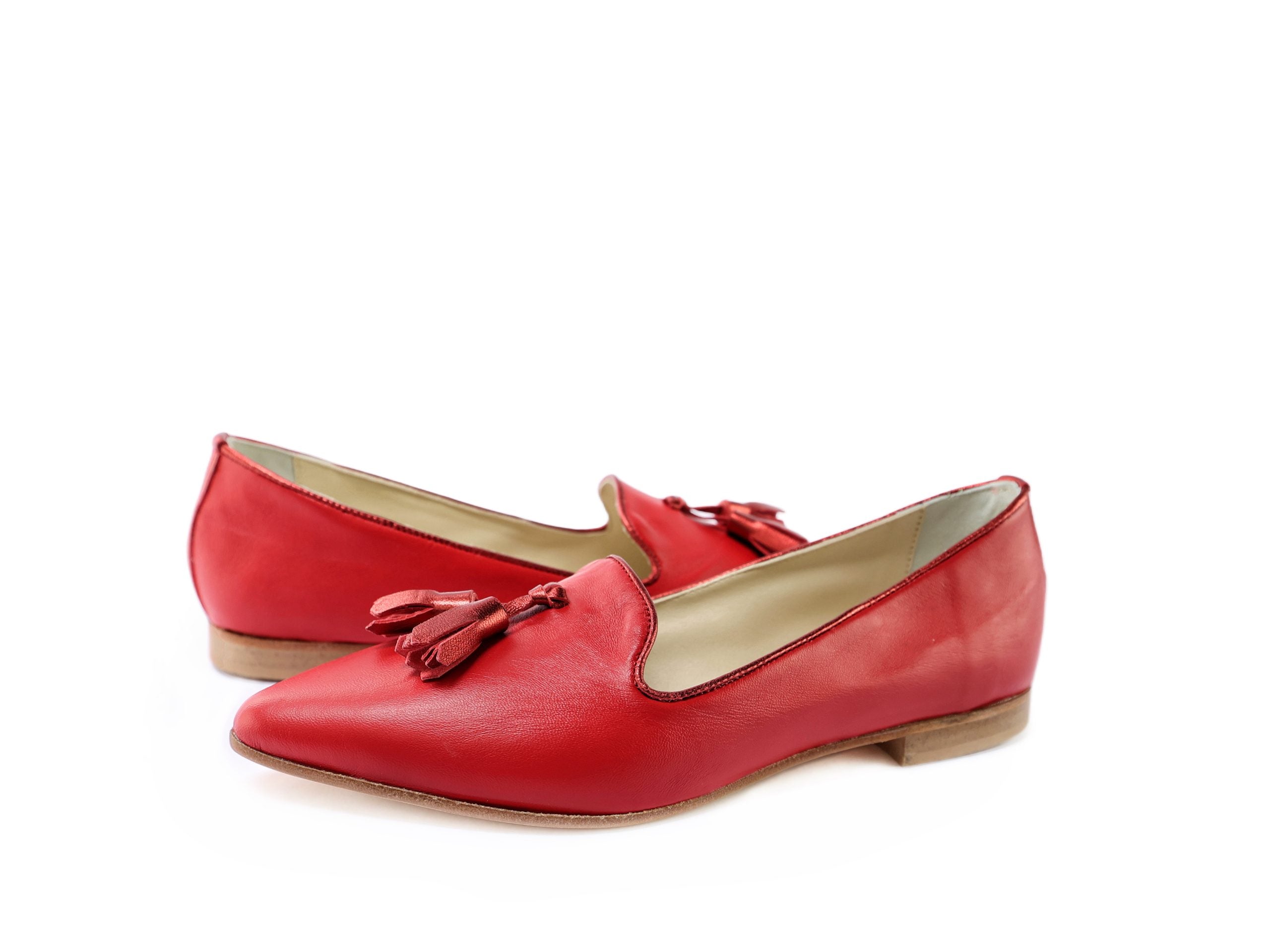 Ton Goût Ballerinas ballerina donna nappa rossa