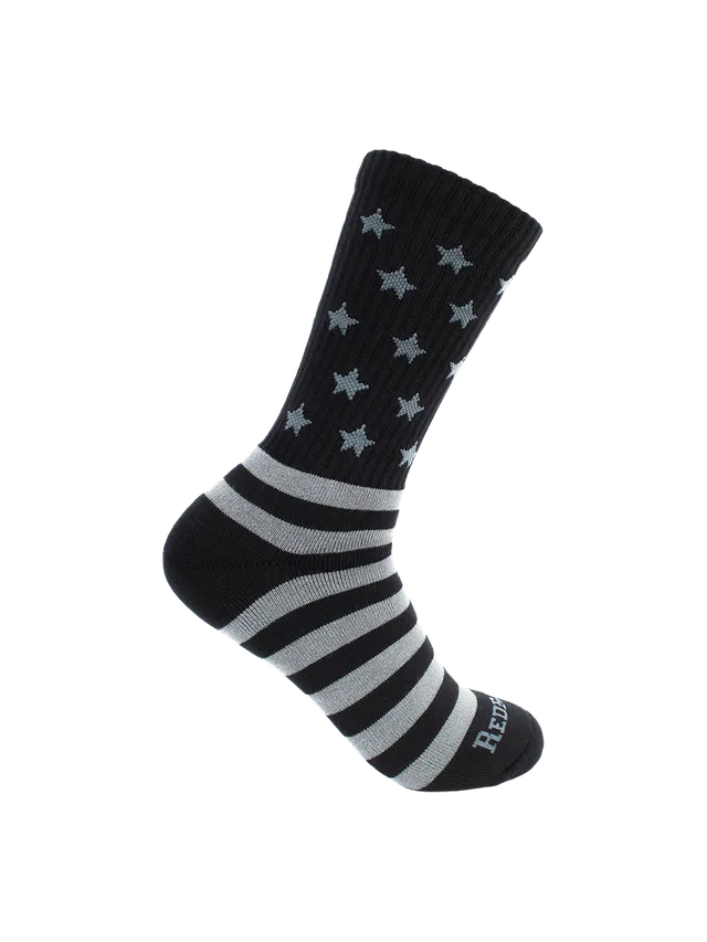 Redback Liberty calze crew bandiera Flag bambù taglia unica