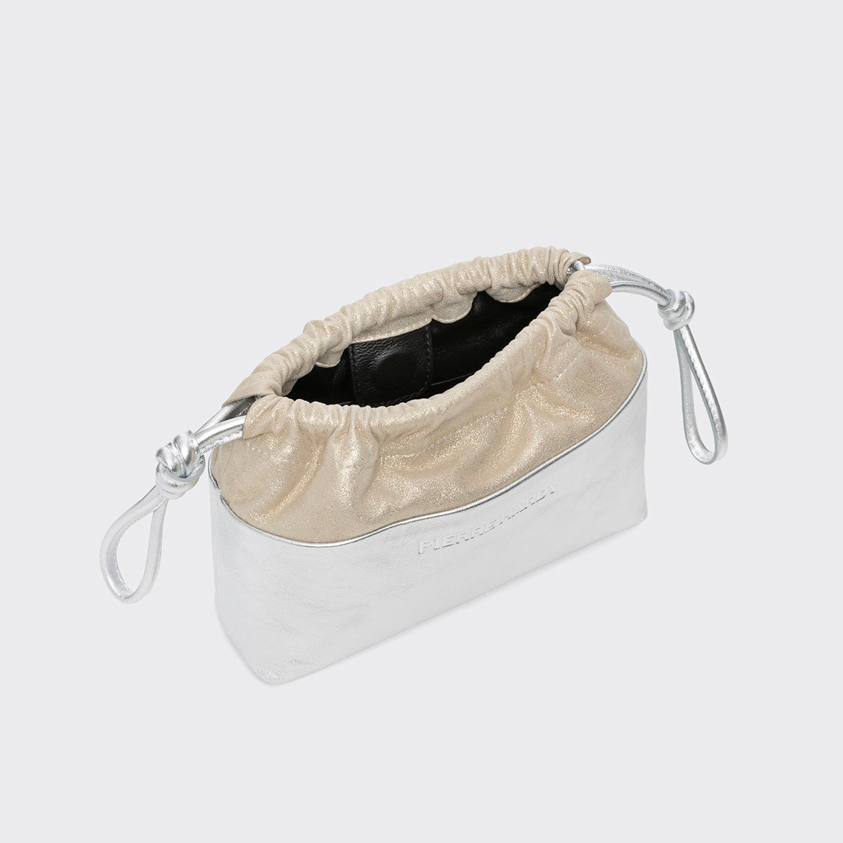 Pierre Hardy Mini Twin Clutch pochette argento TU pelle