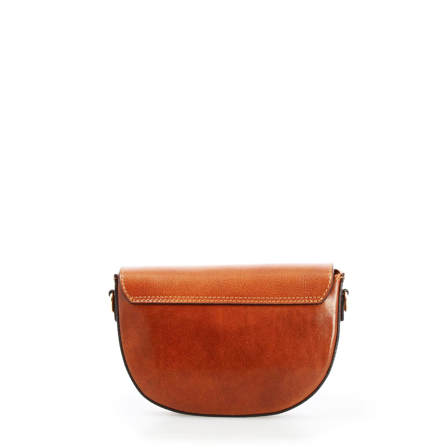 Leonardo Shoes Lena Borsa a Tracolla Marrone Pelle