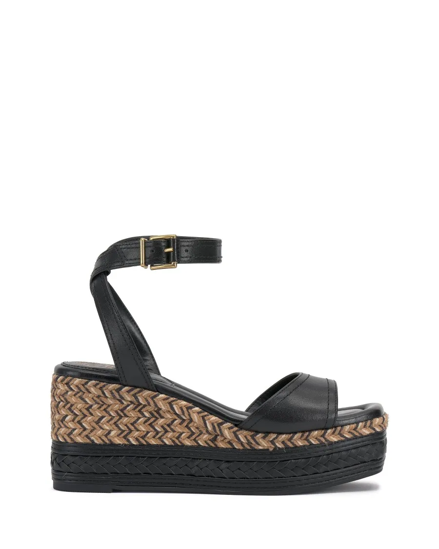 Vince Camuto Lilla Sandalo con Zeppa Espadrillas Donna