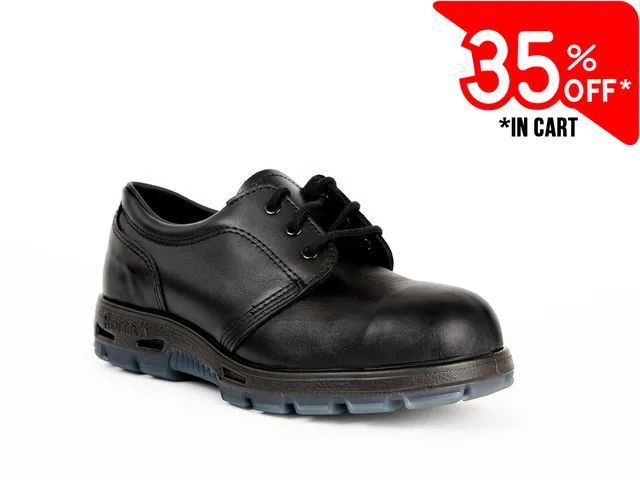 Redback Walkabout Scarpe Lavoro Pelle Nera UOXBF