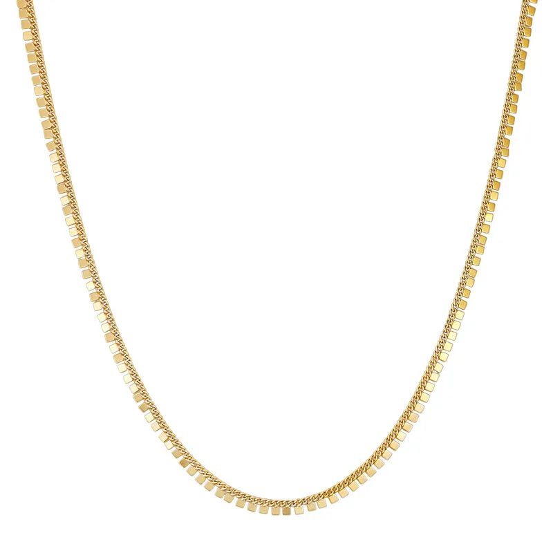 Vince Camuto Geometrica Collana catena oro donna
