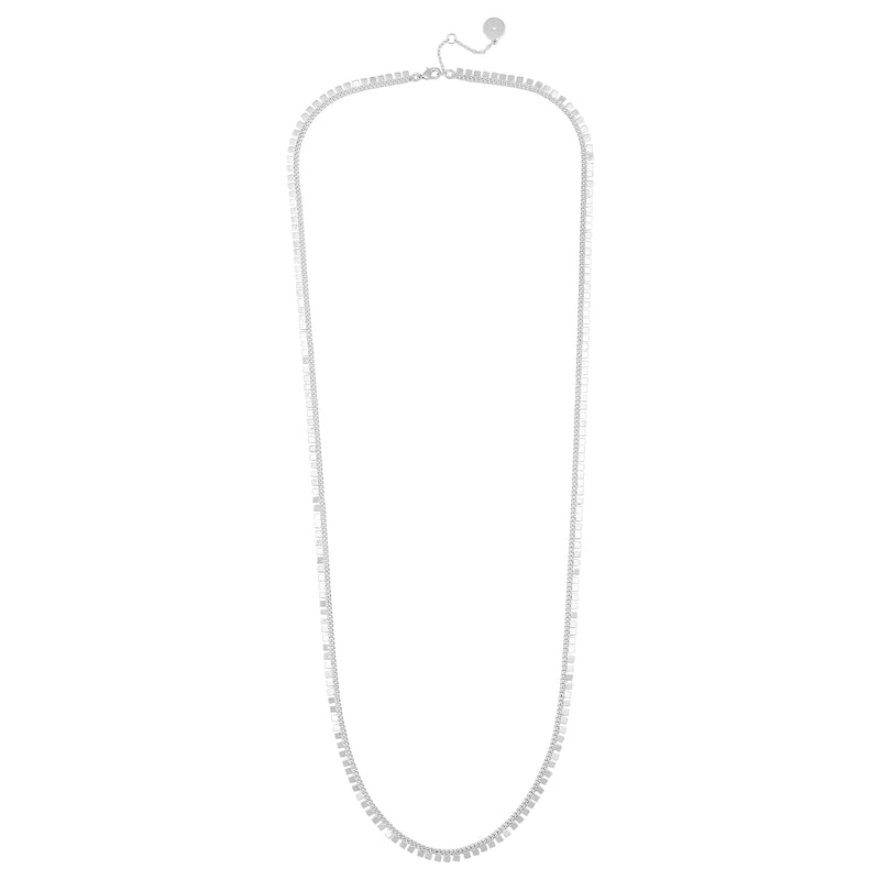 Vince Camuto Geometrica collana catena argento