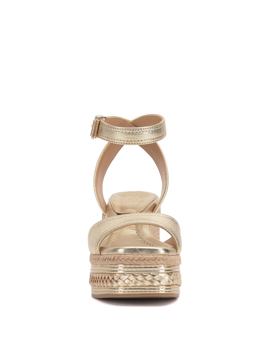 Vince Camuto Lilla Sandalo Zeppa Espadrillas Donna