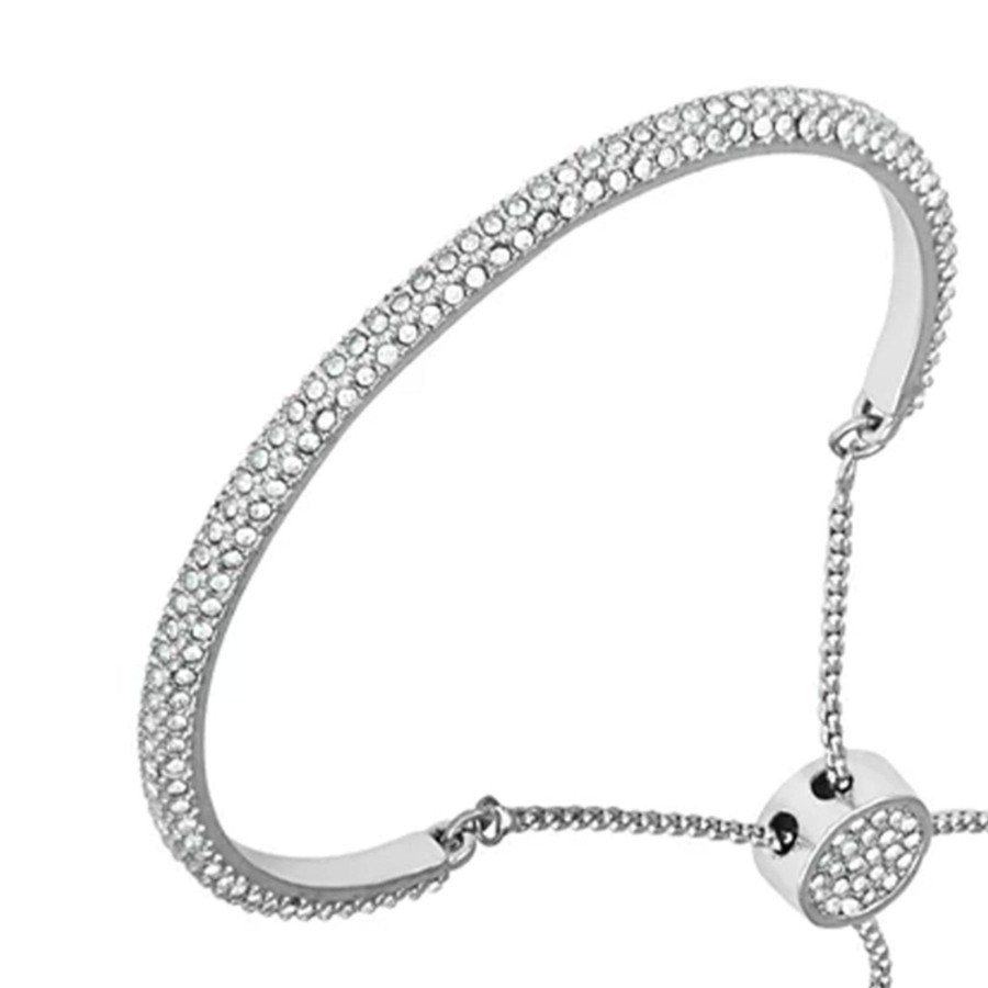Vince Camuto Bracciale Cursore Pavé Cristallo Argento