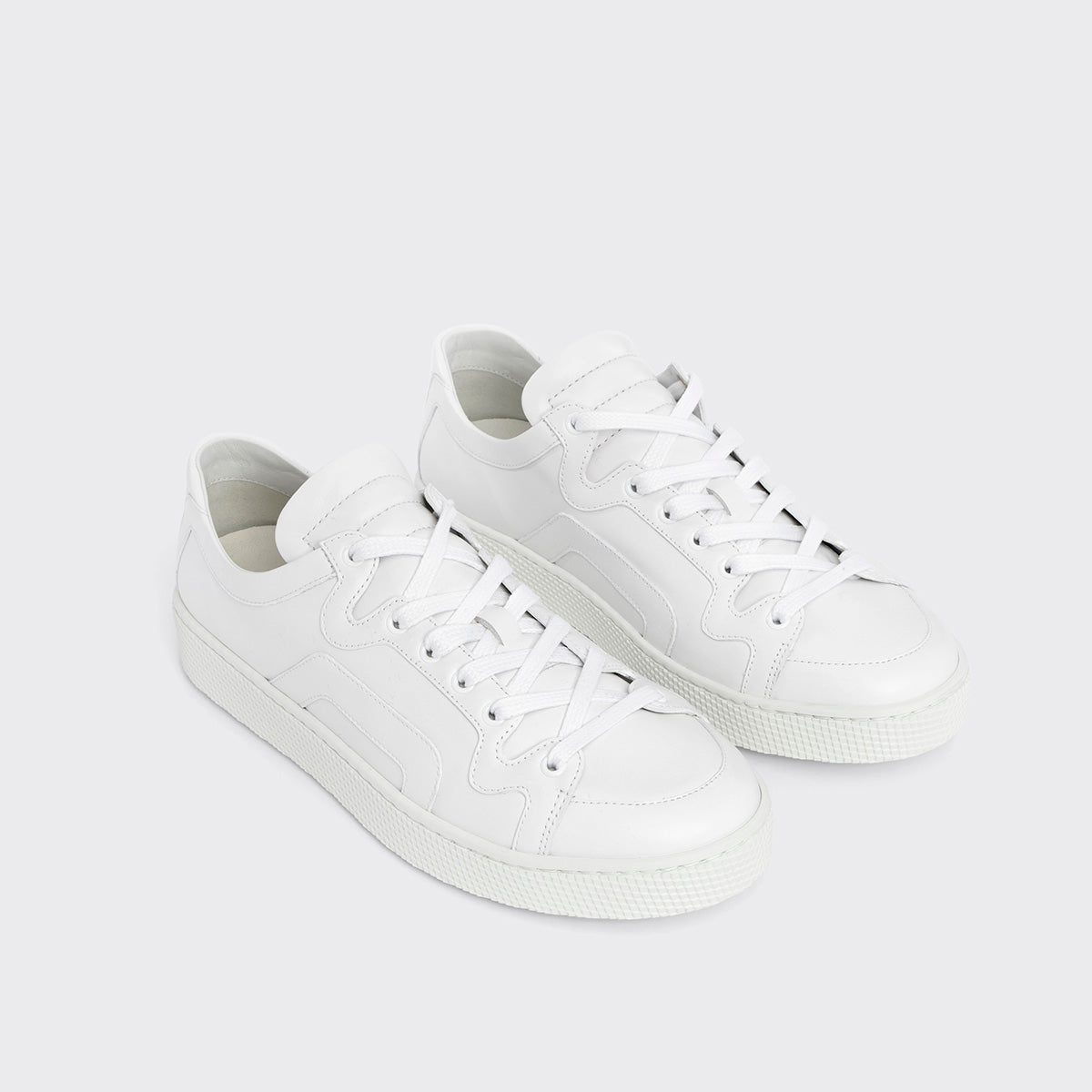 Pierre Hardy Alpha sneakers uomo bianche pelle suola gomma