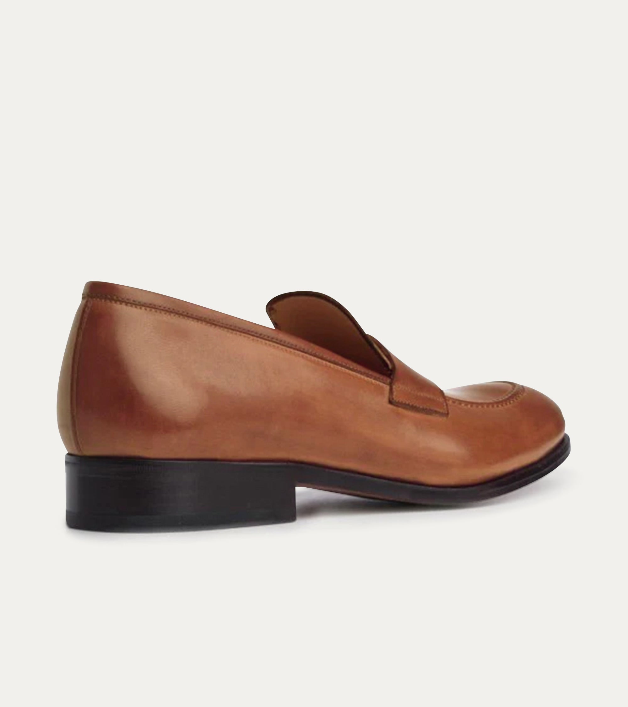 Ace Marks Greg loafer uomo pelle cuoio penny slip-on