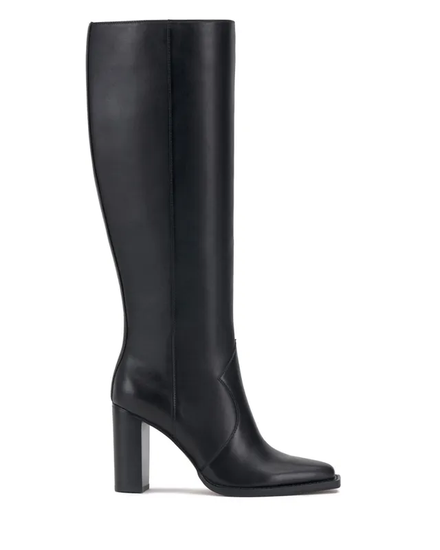 Vince Camuto Lecheya Stivale Largo in Pelle Tacco a Blocco