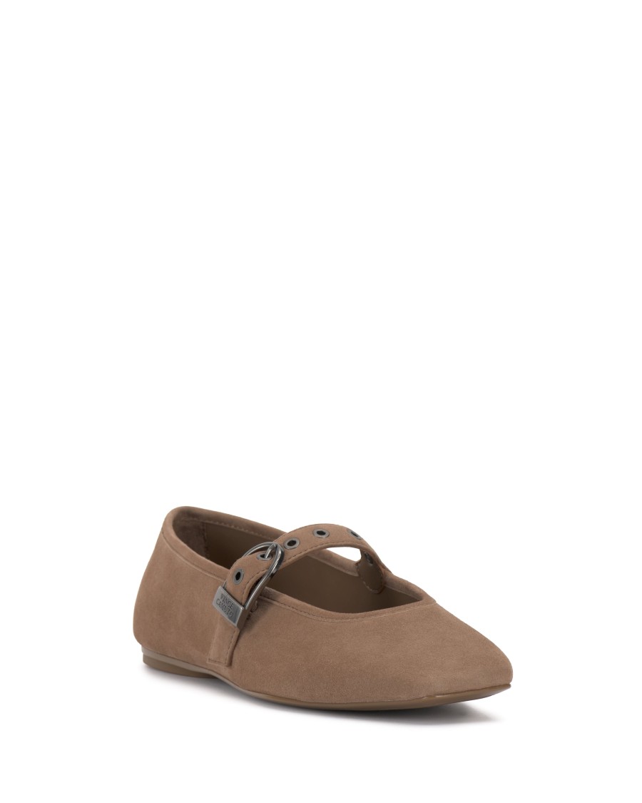 Vince Camuto Vinica Mary Jane Ballerina Donna Pelle