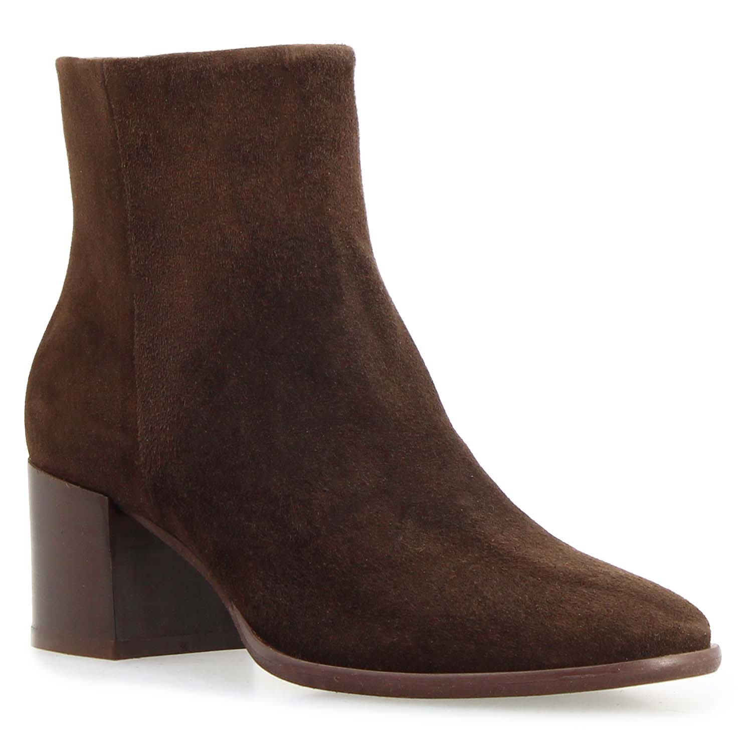 Leonardo Shoes Circe stivaletti donna camoscio marrone
